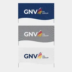 Флаг-перетяжка GNV различных размеров