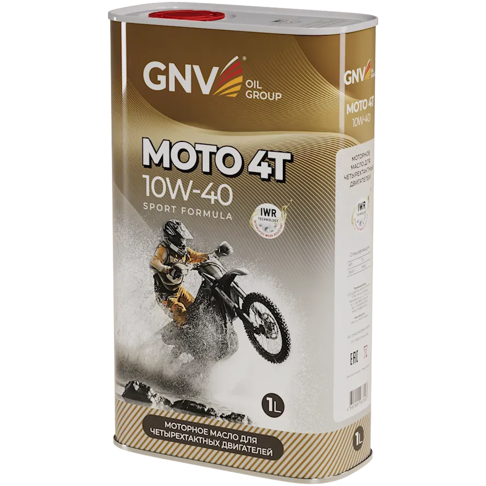 GNV Moto 4T 10W-40 (1 л), фото 1