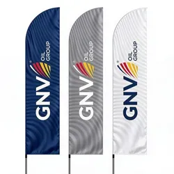 Флаг-парус с логотипом GNV 300х70 см, шт